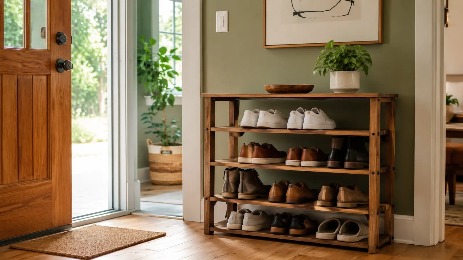 10 Reasons an Entryway Shoe Rack Calms the Most Chaotic Spot in Your Home