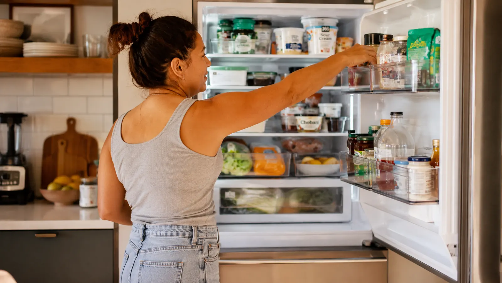 How Fridge Organizer Bins Ended One Family's $200-a-Month Food Waste Problem