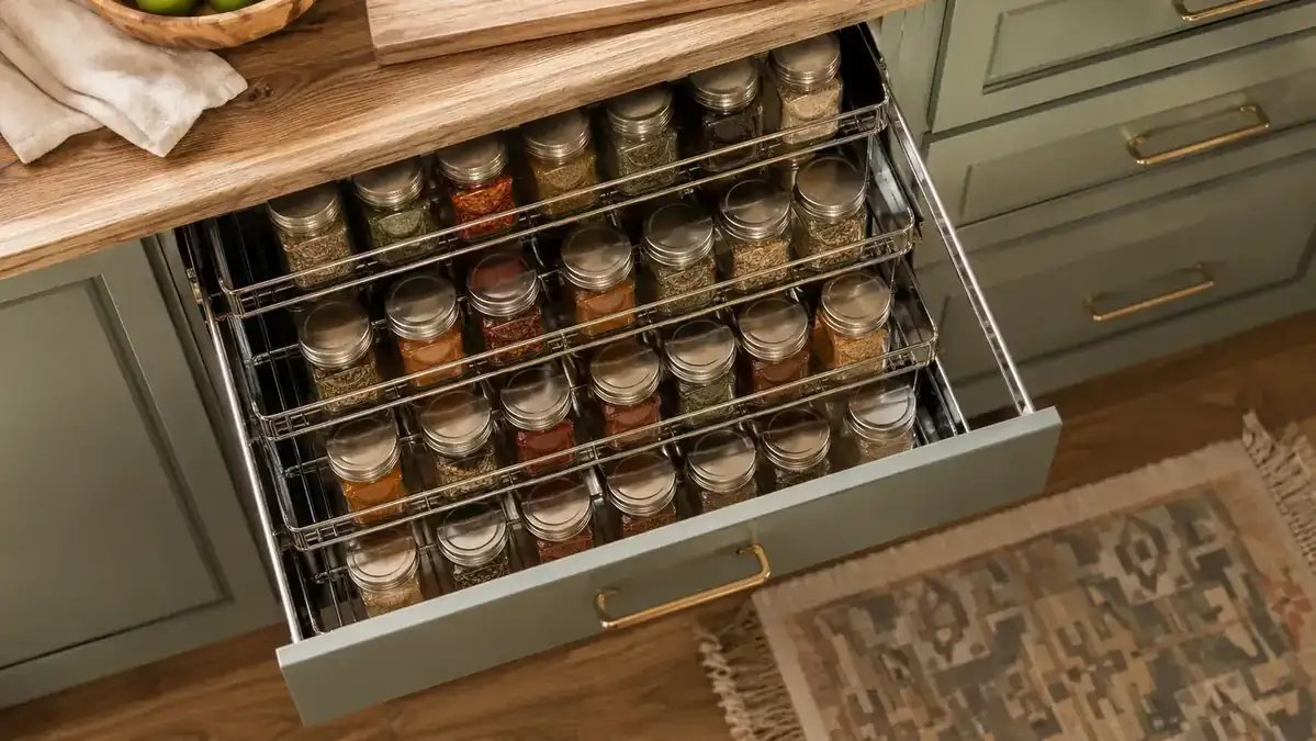 How a Spice Drawer Organizer Changed One Busy Mom's Entire Morning Routine